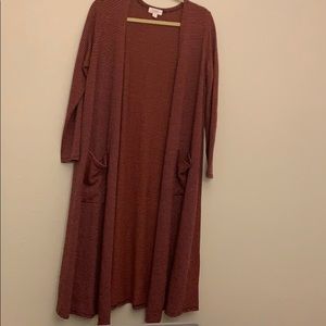 EUC LuLaRoe Sarah Duster Cardigan